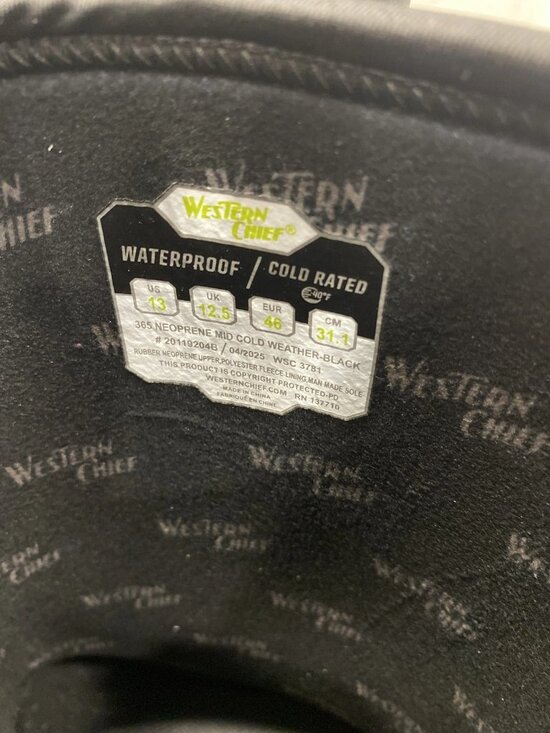 Western Chief 365 NeoPrene Mid Cold Weather US M13 Black main image 7